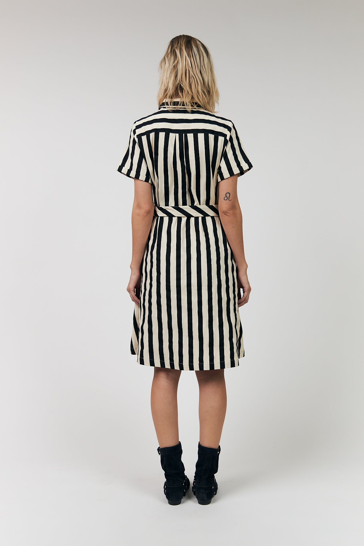 TulleLL Midi Skjortekjole - Black