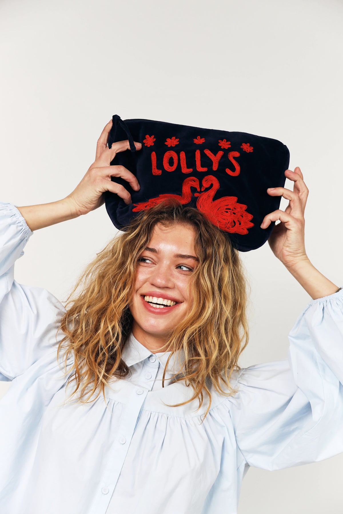 Lollys Laundry TuthieLL Clutch Taske Bag Mørkeblå