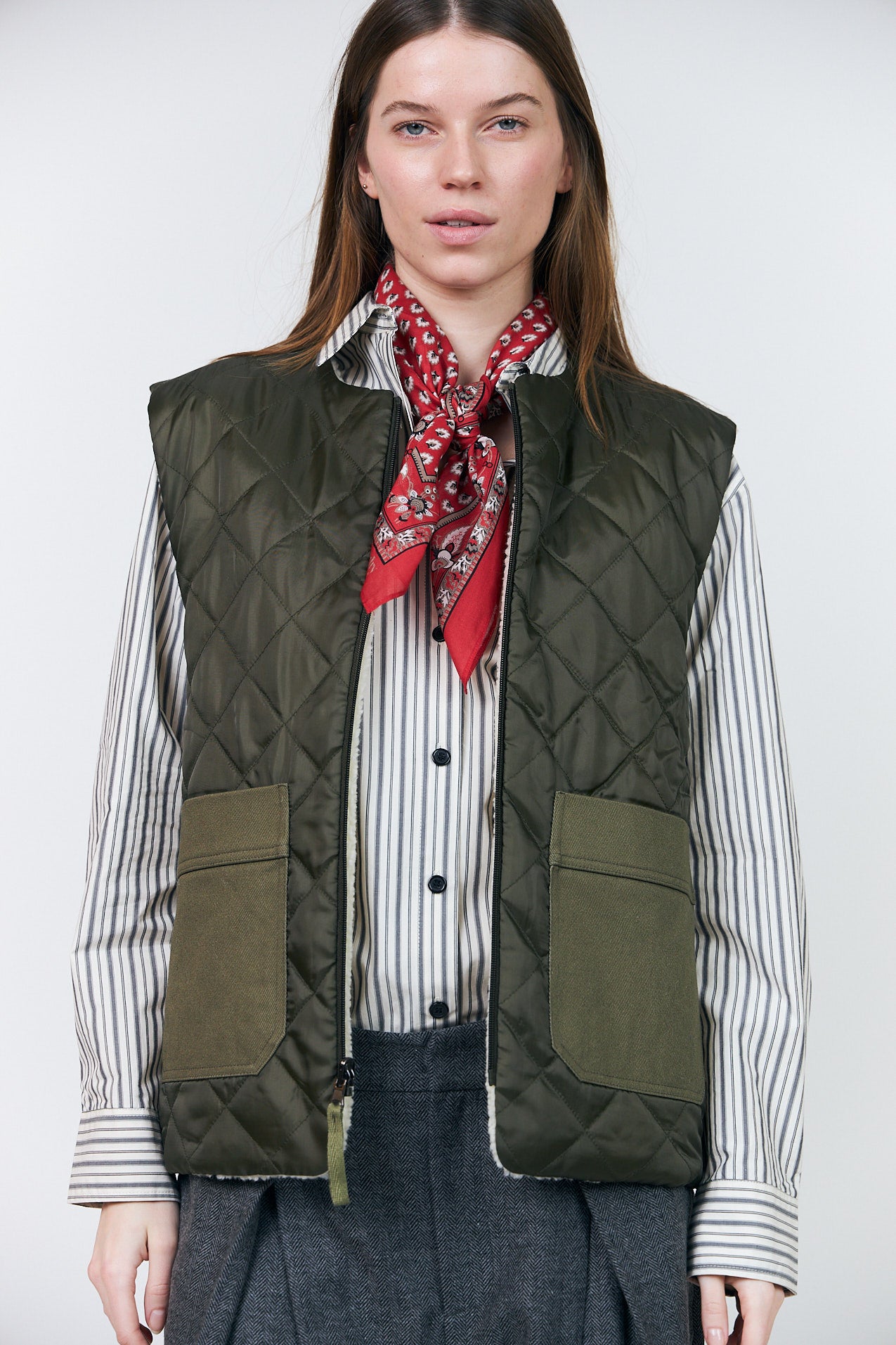 Lollys Laundry UnityLL Vest Outerwear Mørkegrøn