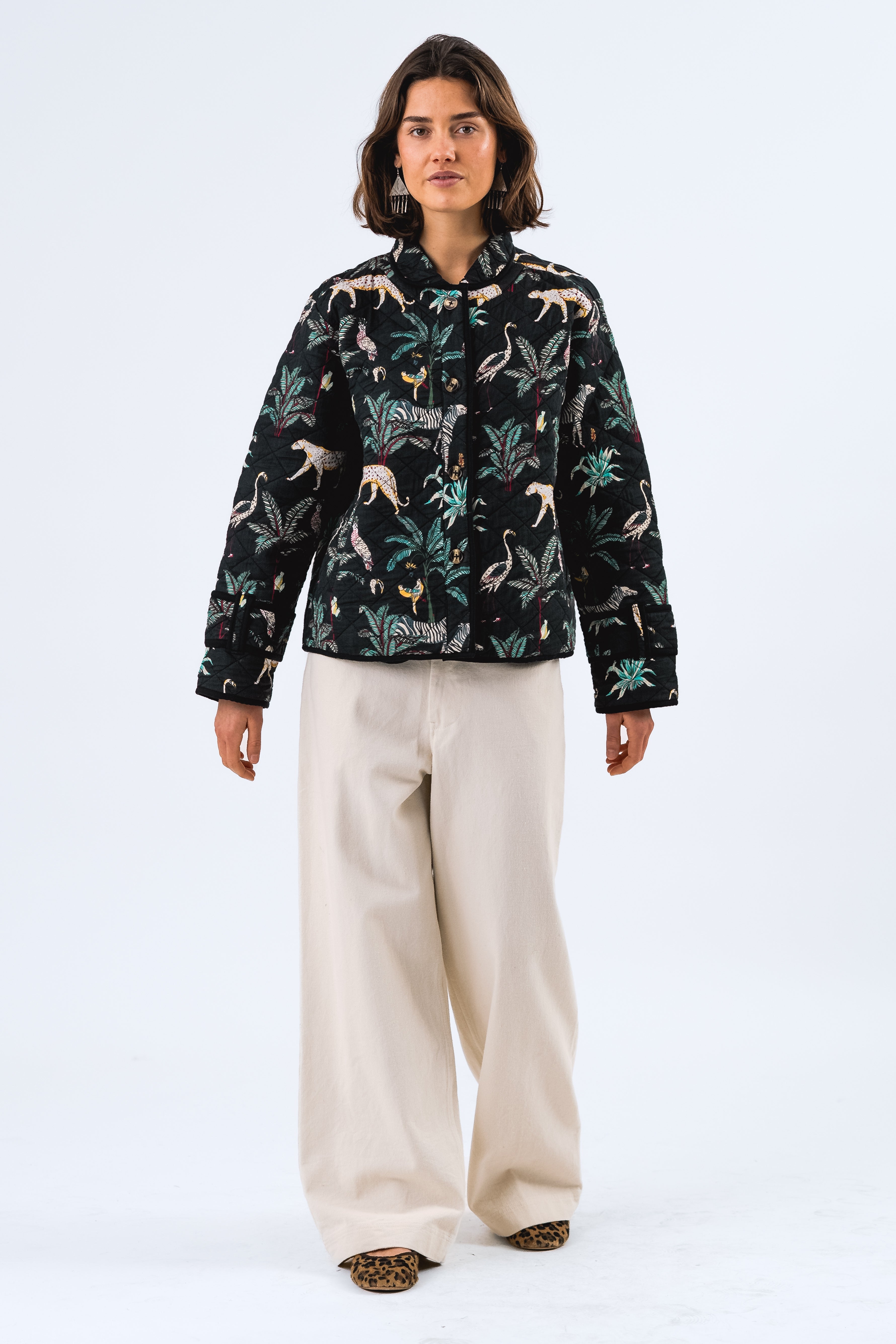 ViolaLL Quilted Jakke - Washed Black