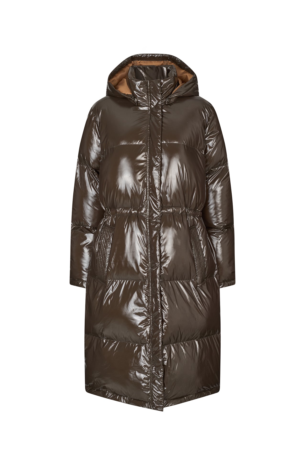 WillaLL Coat Long - Dark Mokka