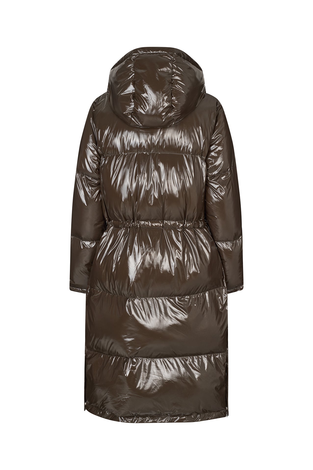 WillaLL Coat Long - Dark Mokka