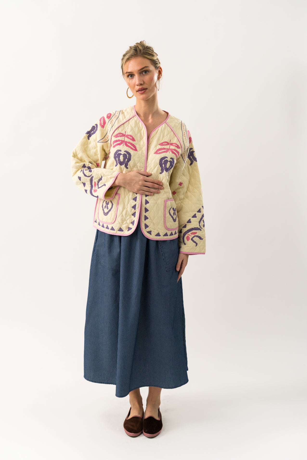 WilmaLL Jakke - Creme