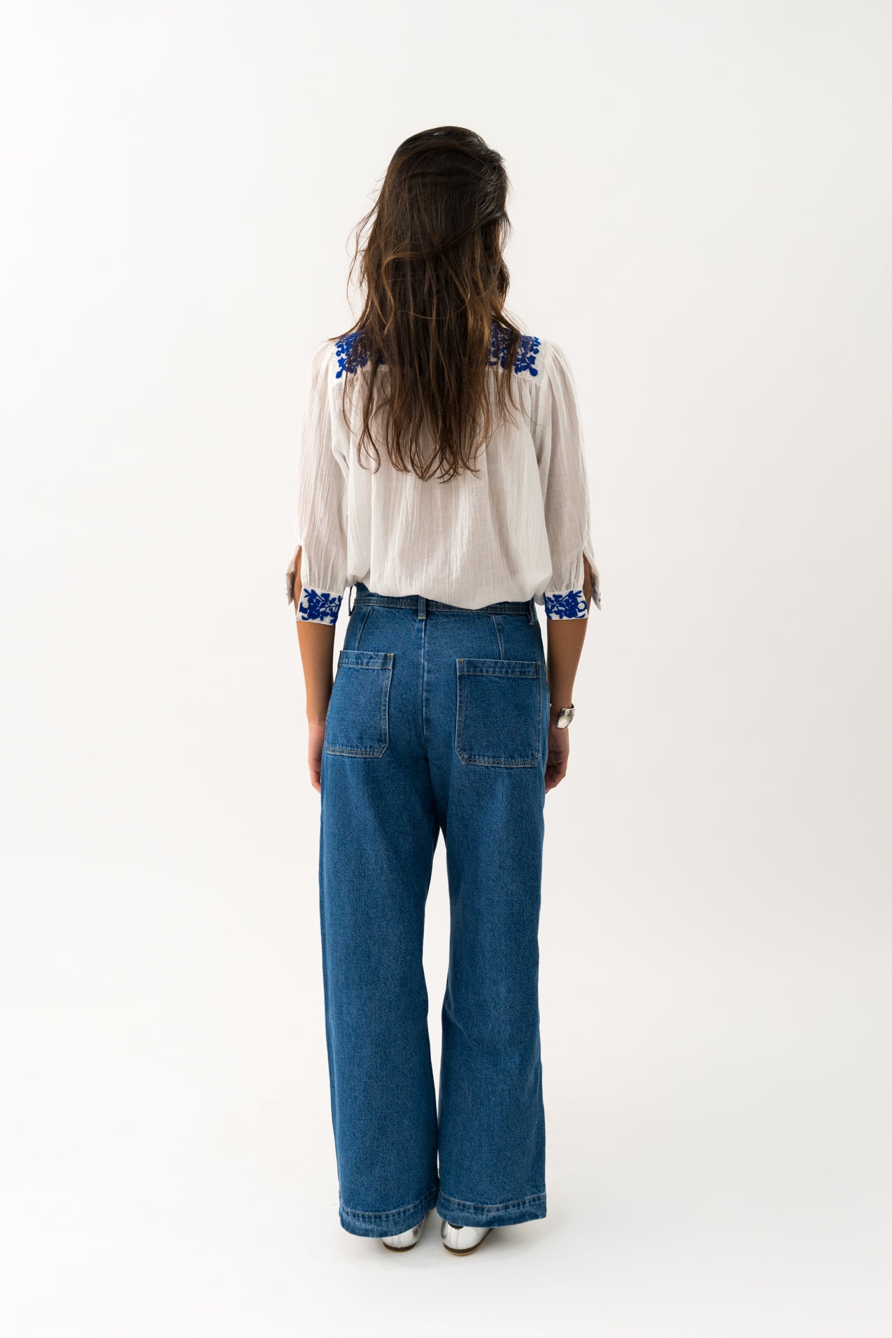 YugiLL skjorte 3/4 - Creme