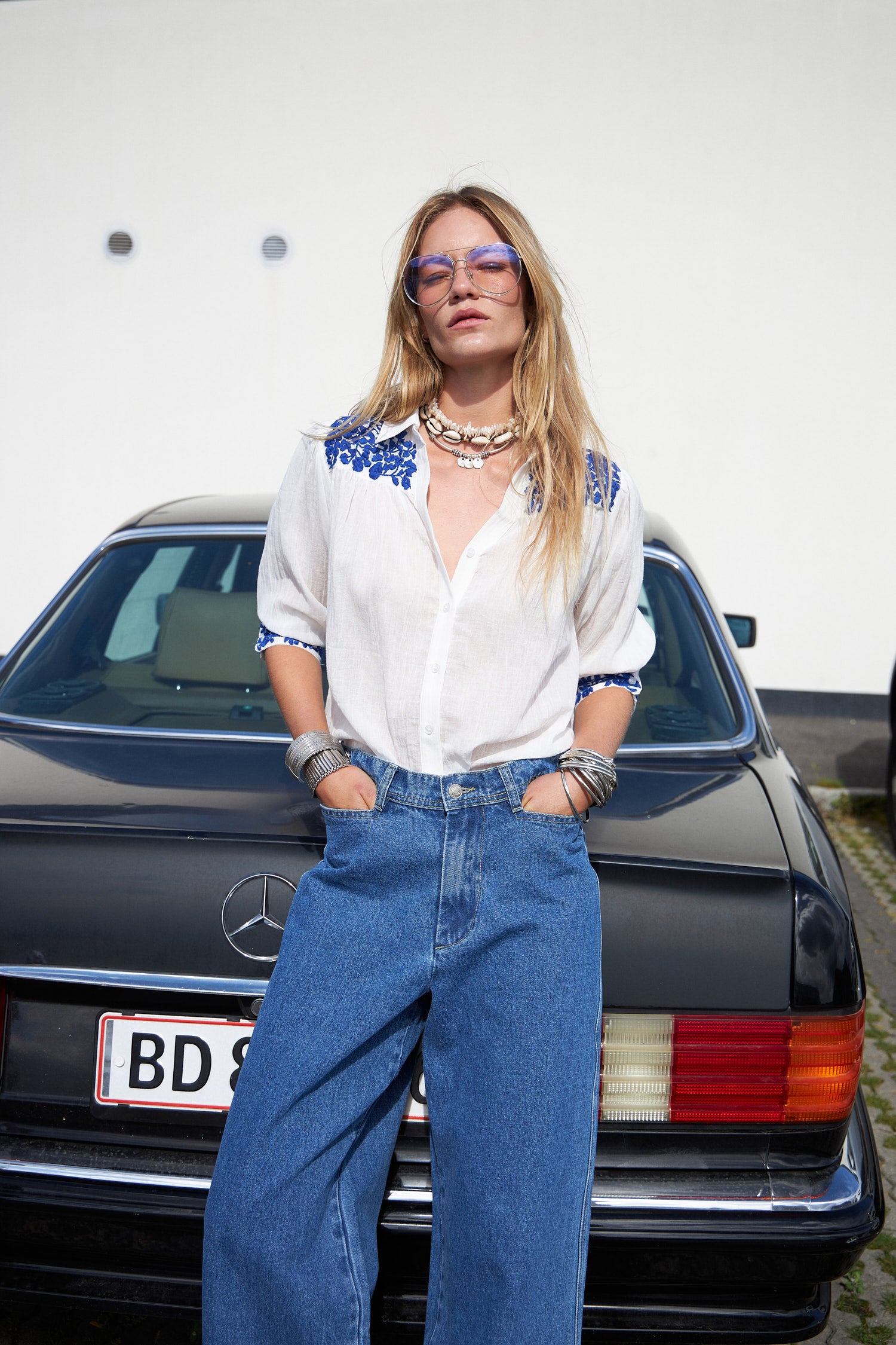 YugiLL skjorte 3/4 - Creme