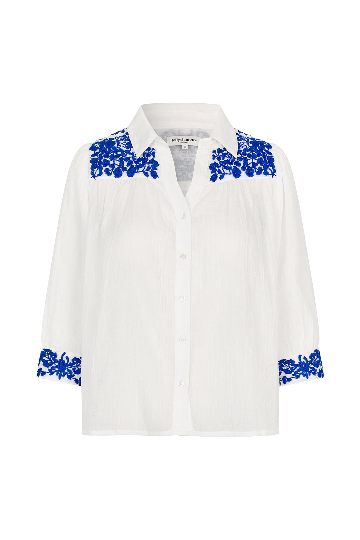 Lollys Laundry YugiLL skjorte 3/4 Shirt Creme