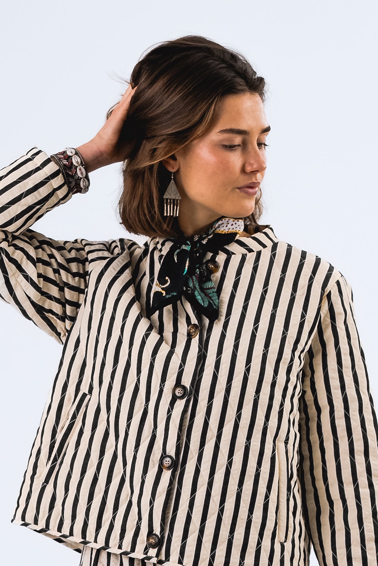 Lollys Laundry ZaharaLL Tørklæde Accessories 18 Washed Black