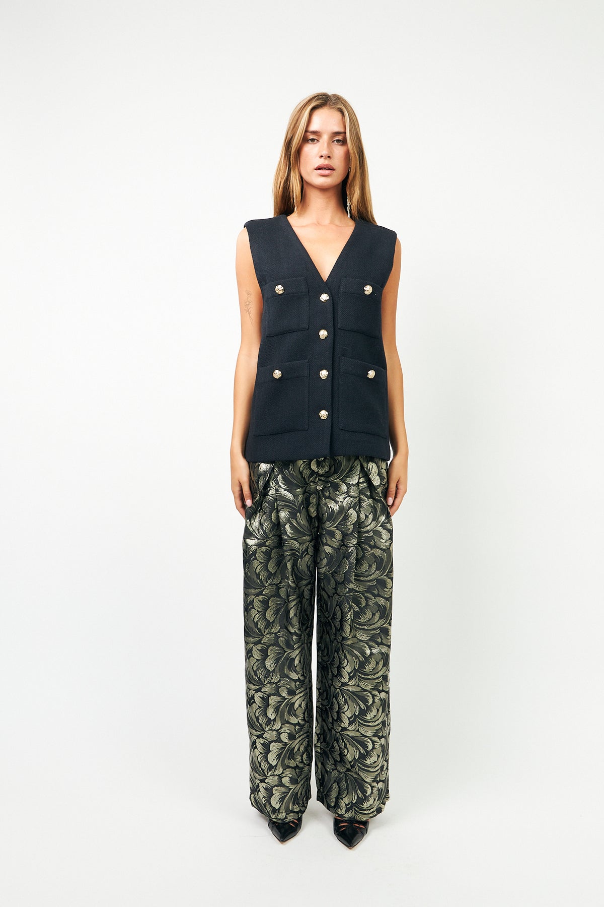 Lollys Laundry ZolaLL Bukser Pants Sølv