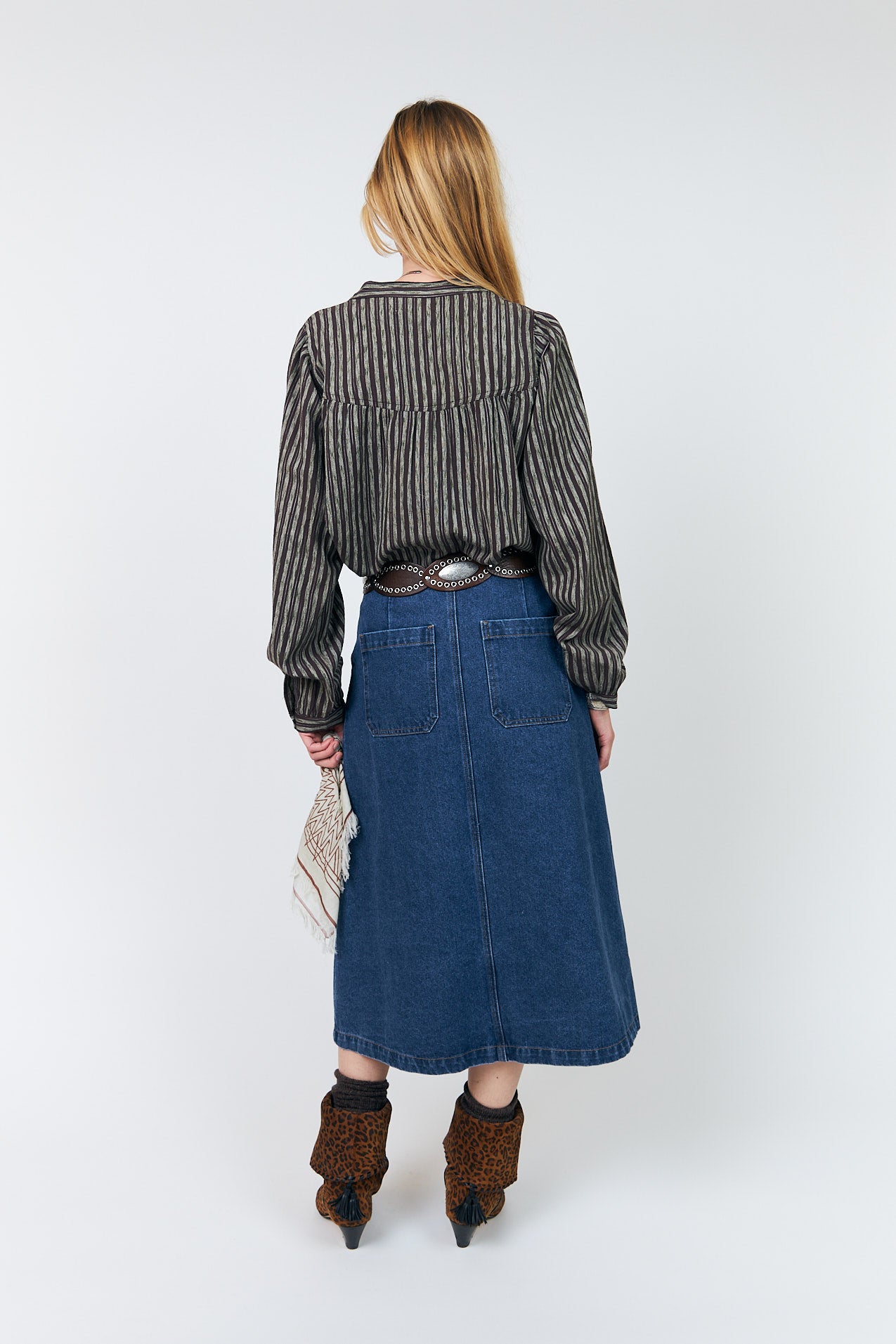Lollys Laundry AbbeyLL Vest Skirt Mørkeblå