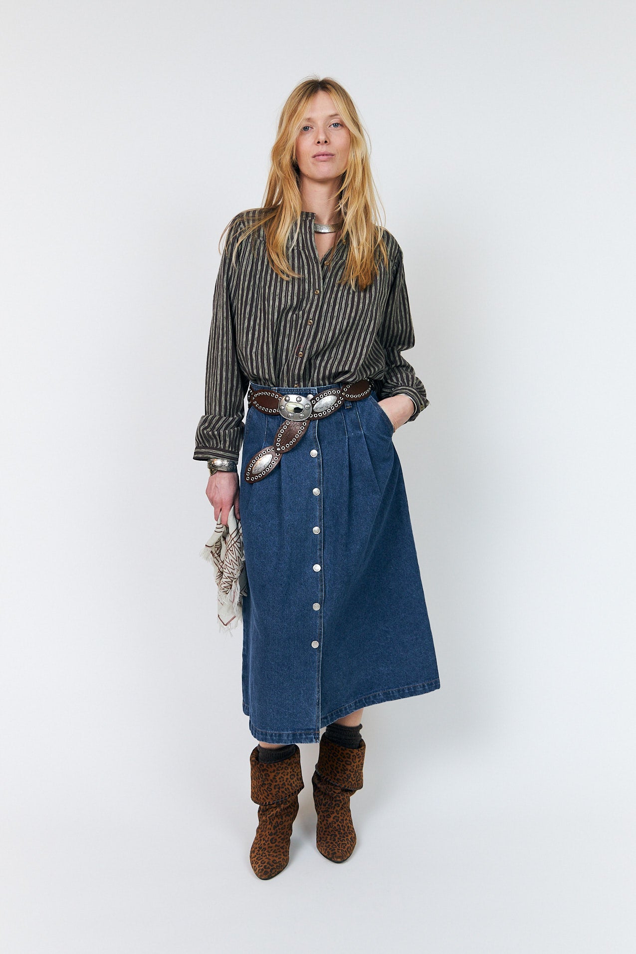 Lollys Laundry AbbeyLL Vest Skirt Mørkeblå