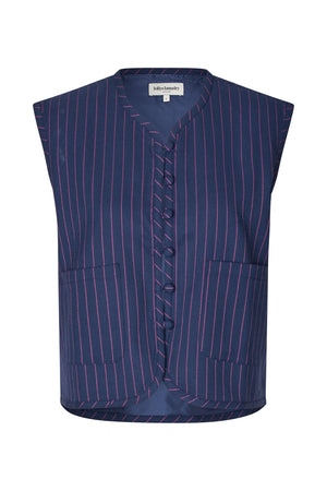 Lollys Laundry AbbeyLL Vest Vest 27 Dark Navy
