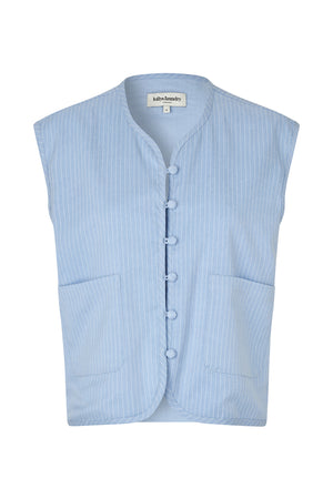 Lollys Laundry AbbeyLL Vest Vest Lyseblå