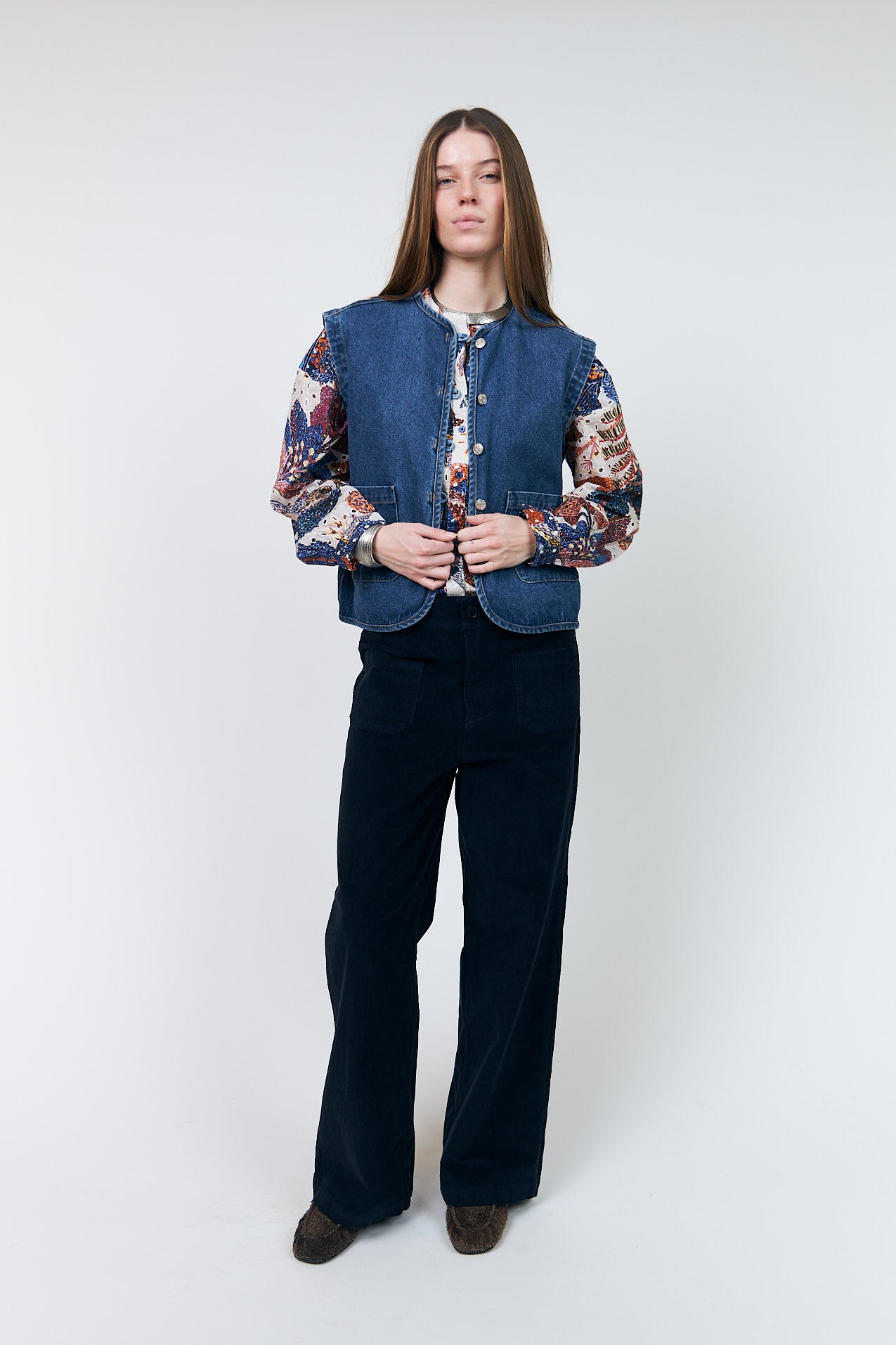 Lollys Laundry AbbeyLL Vest Vest Mørkeblå