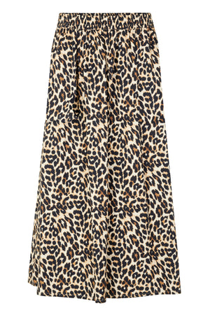 Lollys Laundry AkaneLL Maxi Nederdel Skirt Leopardprint