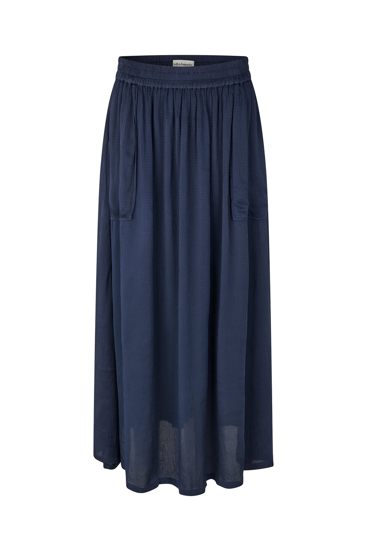 Lollys Laundry AkaneLL Maxi Nederdel Skirt Mørkeblå
