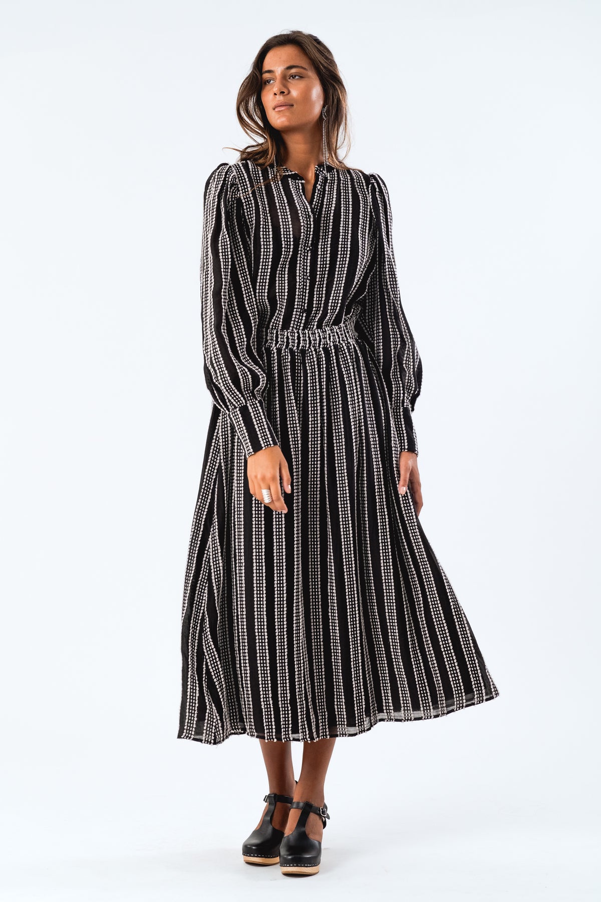Lollys Laundry AkaneLL Maxi Skirt Skirt Sort