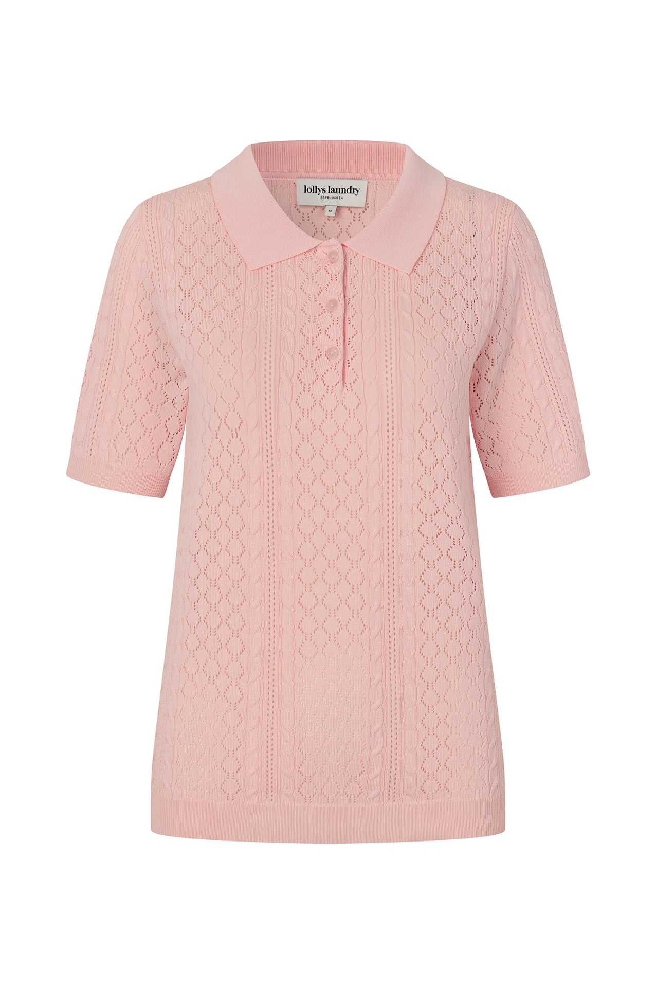 AlaiaLL Strik Polo - Lyserød