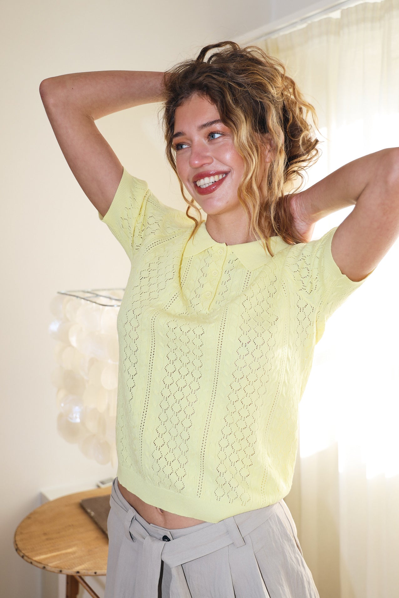 AlaiaLL Strik Polo - Neongul