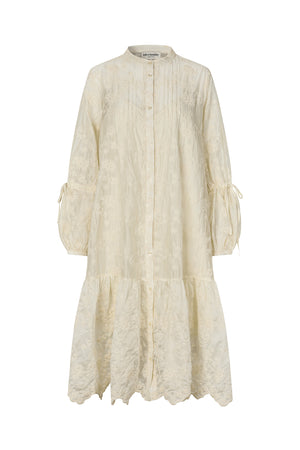 Lollys Laundry AlannaLL Midi Kjole Dress Creme
