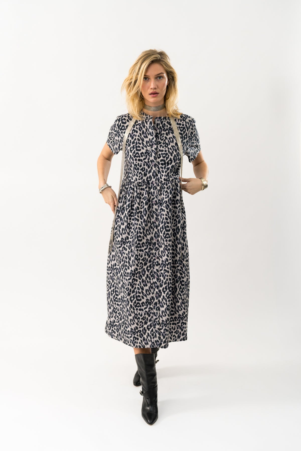 Lollys Laundry AliyaLL Maxi Kjole Dress Leopardprint
