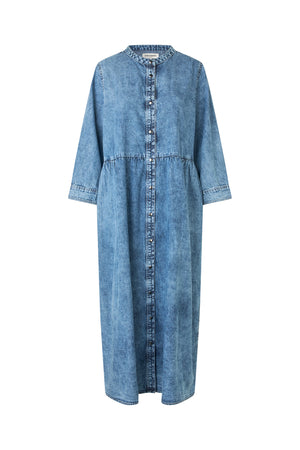 Lollys Laundry AliyaLL Maxi Kjole Dress Blå denim