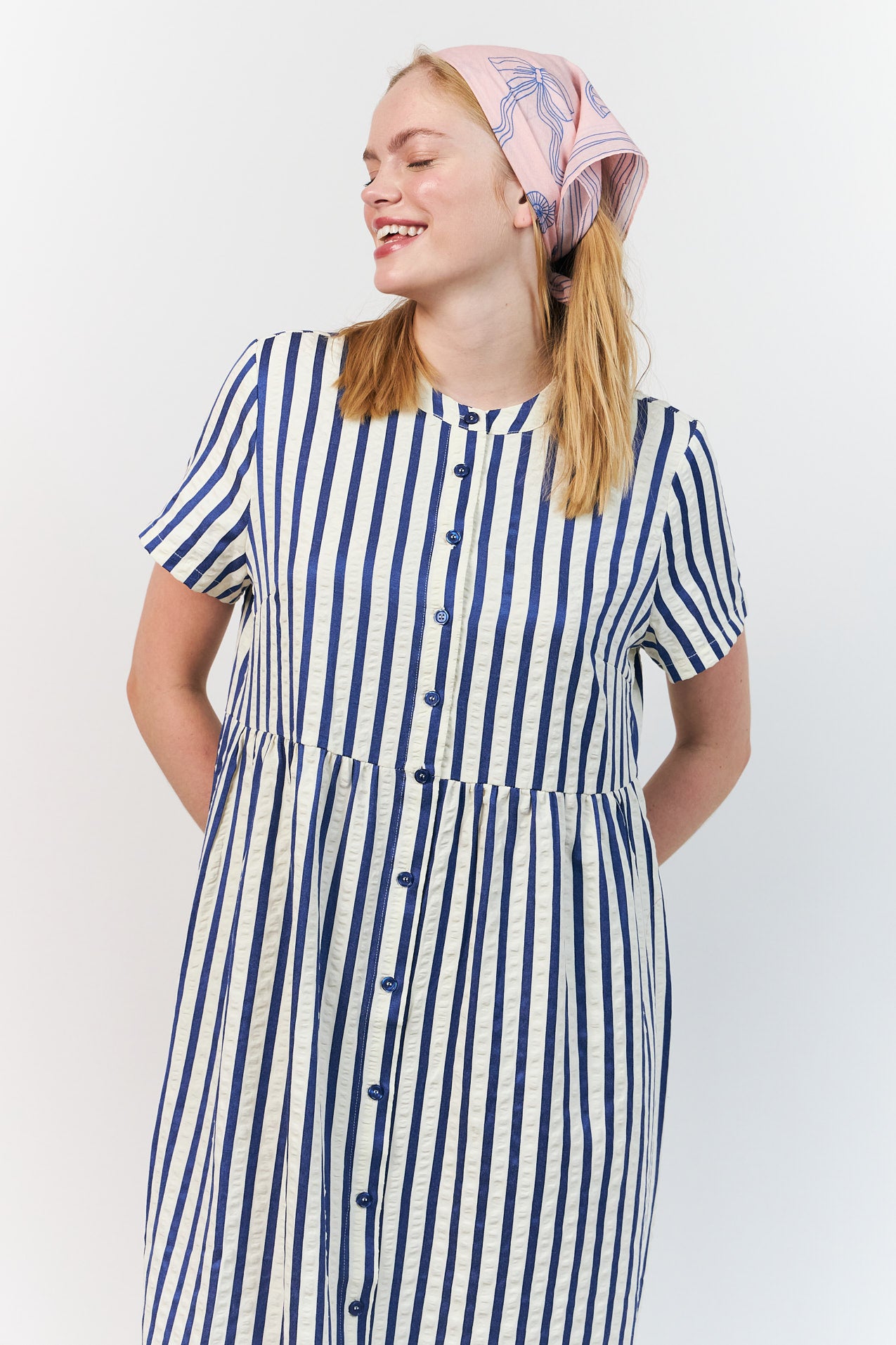 Lollys Laundry AliyaLL Maxi Kjole Dress Blå