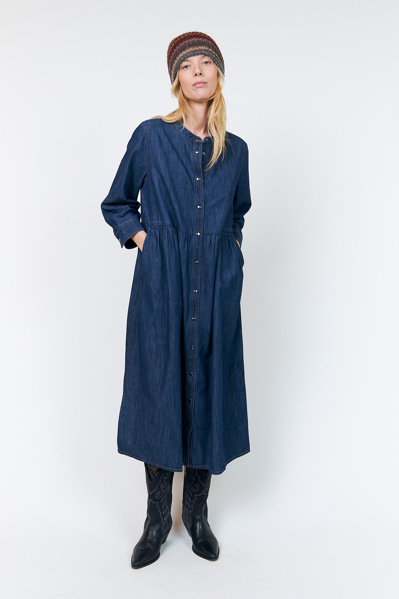 Lollys Laundry AliyaLL Maxi Kjole Dress Mørkeblå