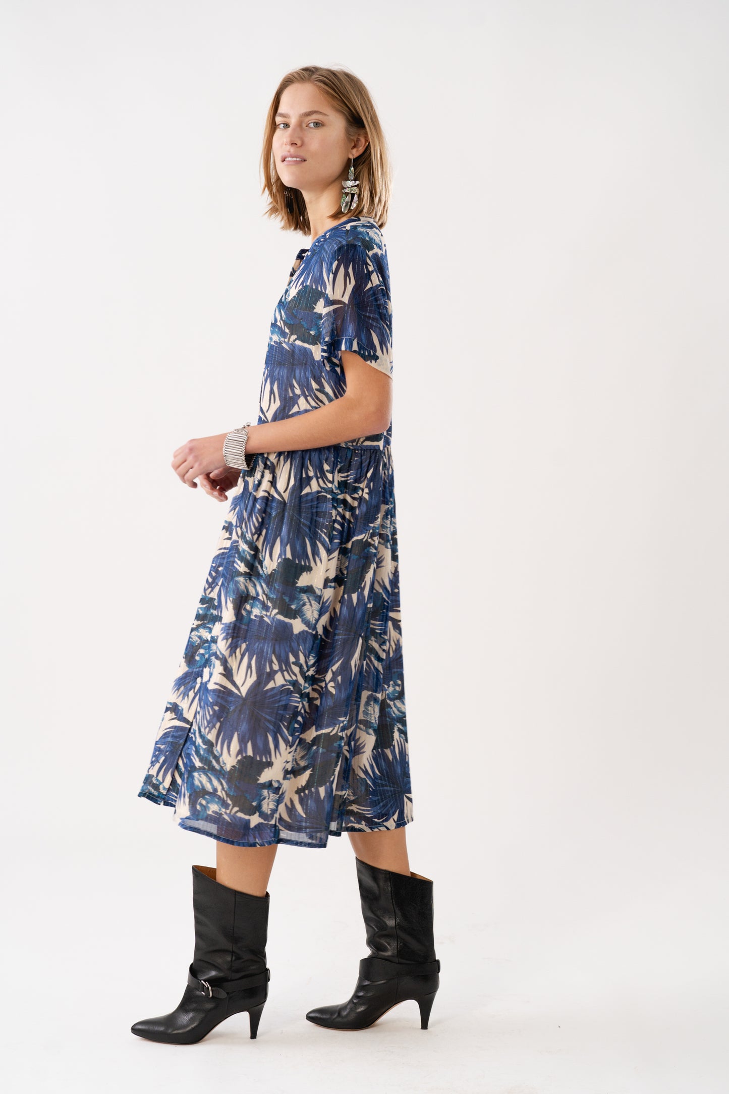 Lollys Laundry AliyaLL Midi Dress SS Dress 20 Blue