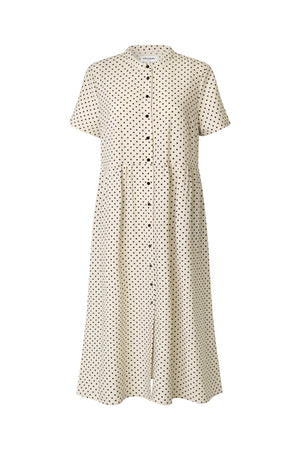 Lollys Laundry AliyaLL Midi Kjole Dress Creme