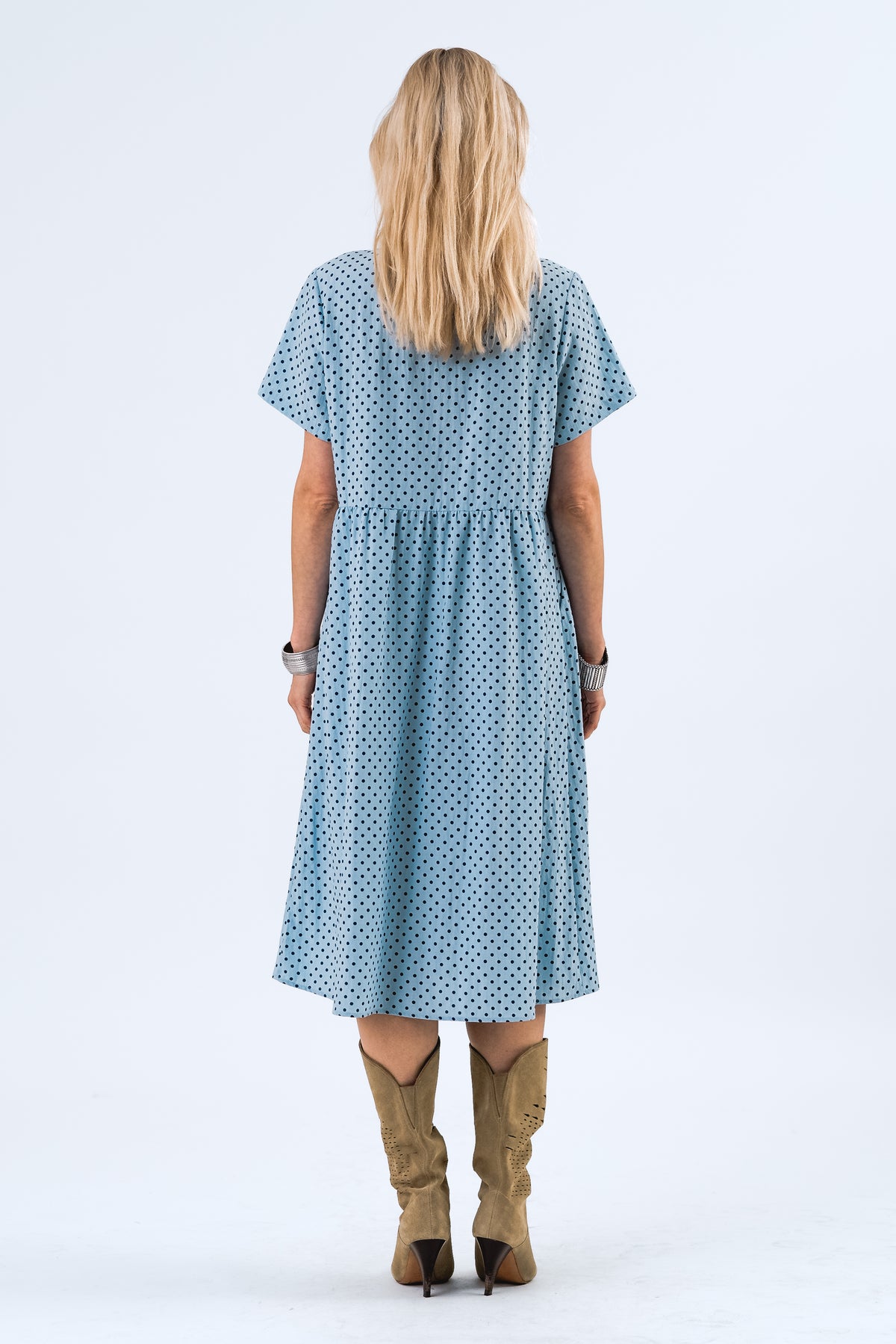 Lollys Laundry AliyaLL Midi Kjole Dress Lyseblå
