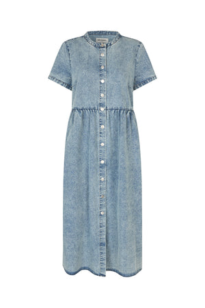 Lollys Laundry AliyaLl Maxi Kjole Dress Blå denim