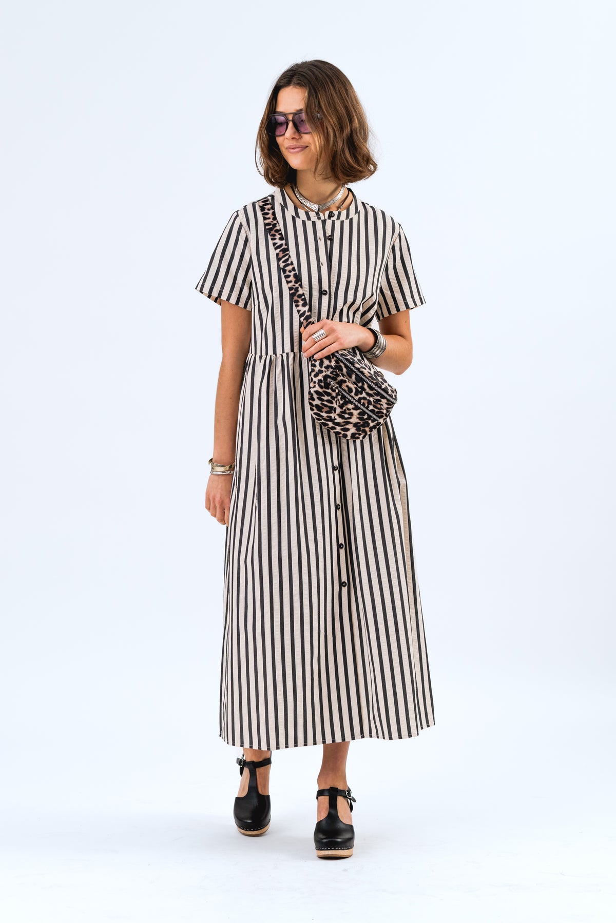 Lollys Laundry AliyaLl Maxi Kjole Dress Striber