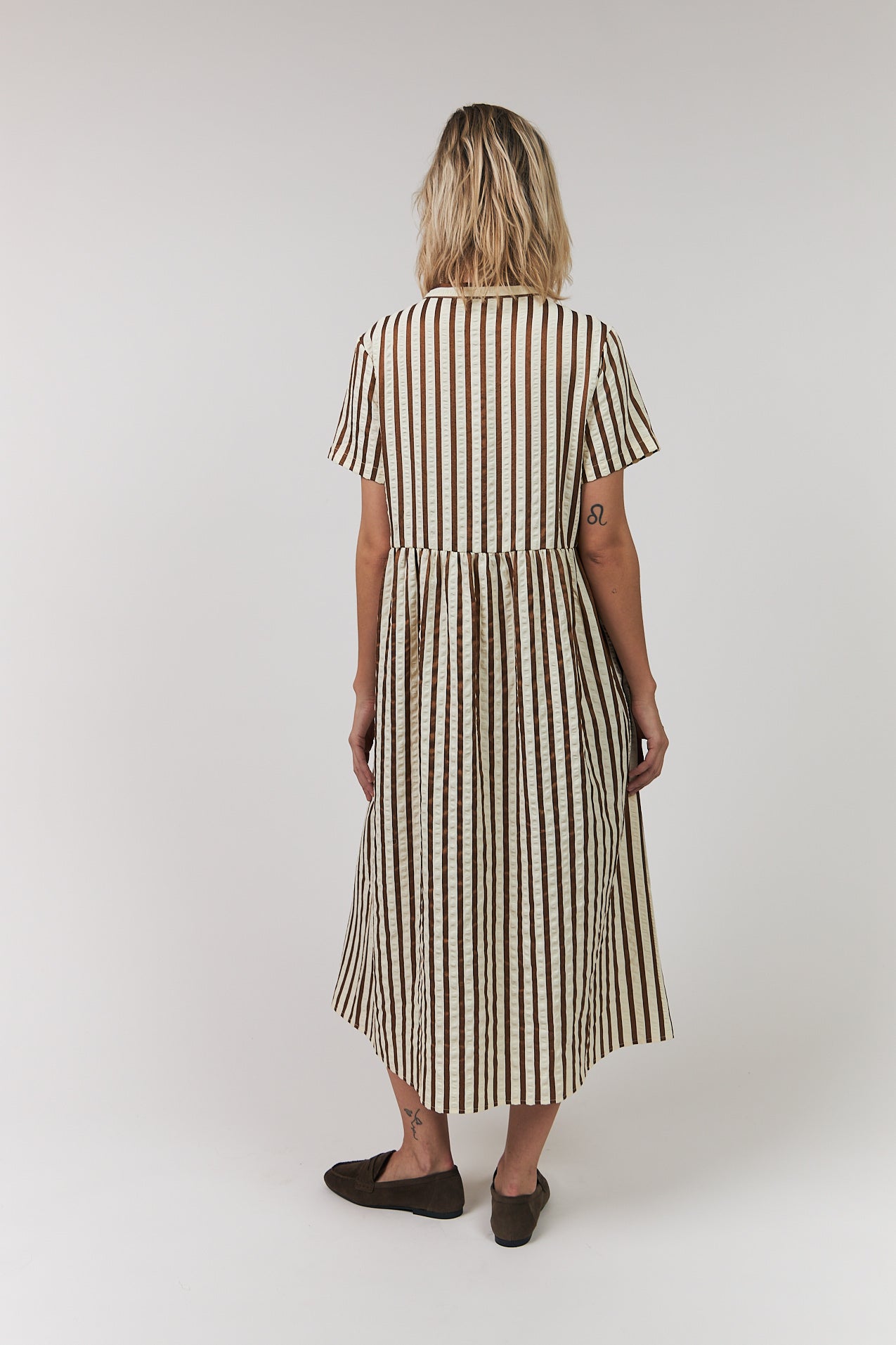 AliyaLl Midi Kjole - Dark Mokka