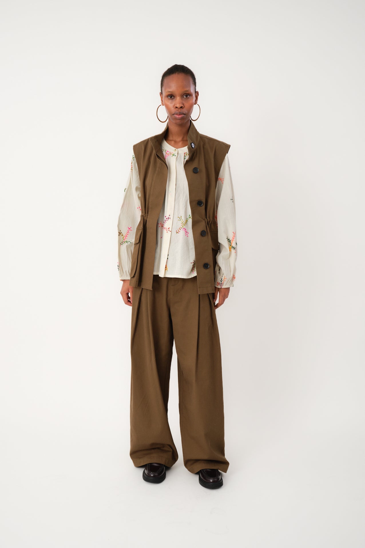 Lollys Laundry AmiLL Vest Vest 49 Dusty Green
