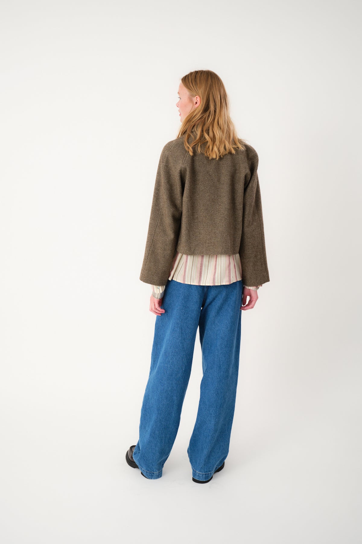 Lollys Laundry AmiriLL Kort Jakke Blazer Mørkebrun