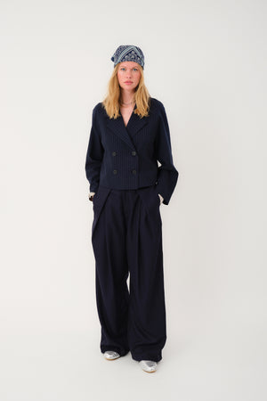 Lollys Laundry AmiriLL Kort Jakke Blazer 27 Dark Navy