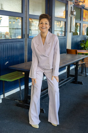 Lollys Laundry AmiriLL kort Jakke Blazer 53 Lilac