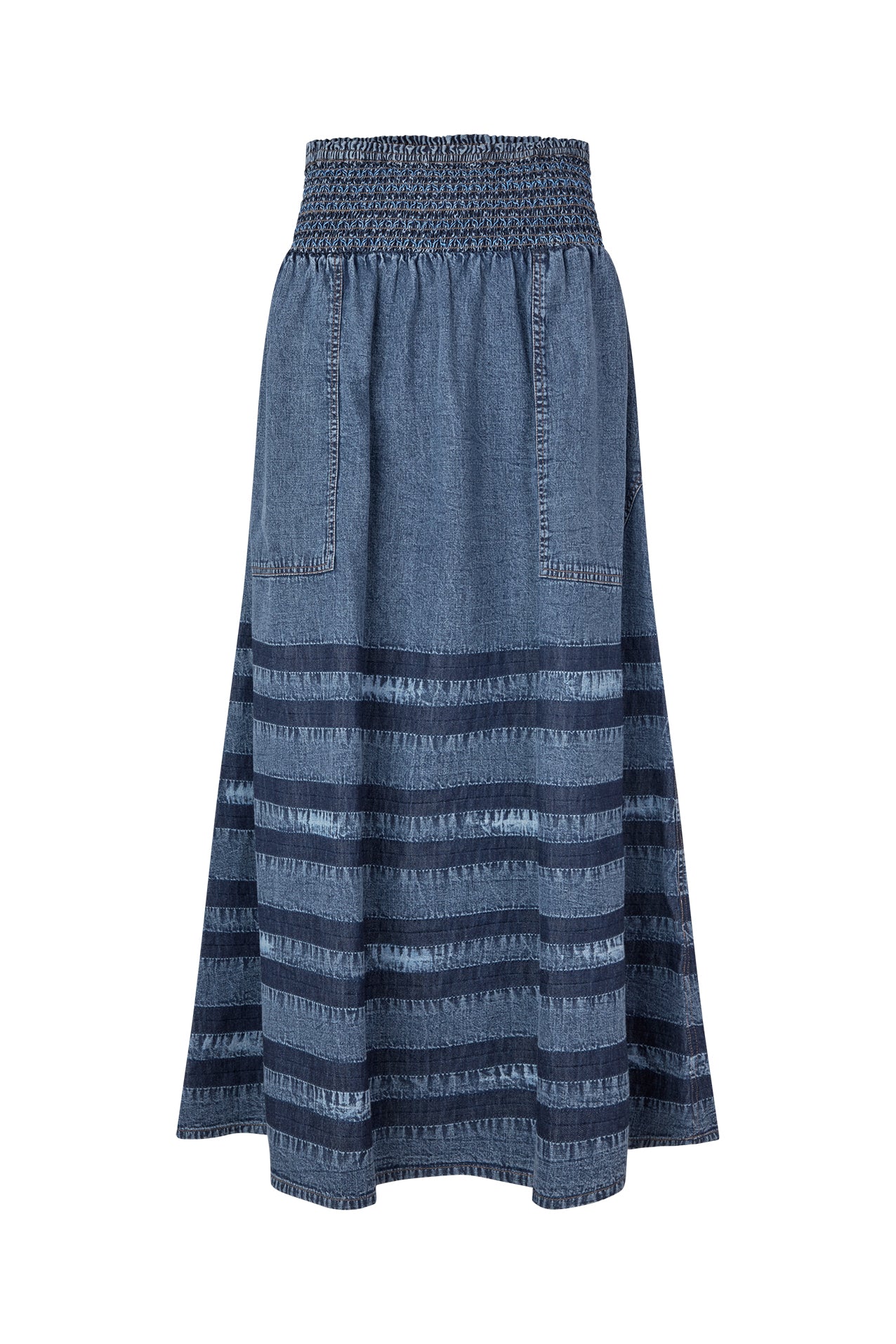 Lollys Laundry AmondLL Maxi Nederdel Skirt 20 Blue