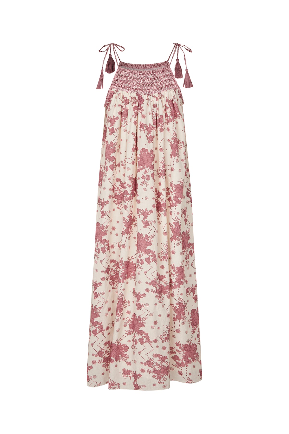 AngoLL Maxi Kjole - Blomsterprint