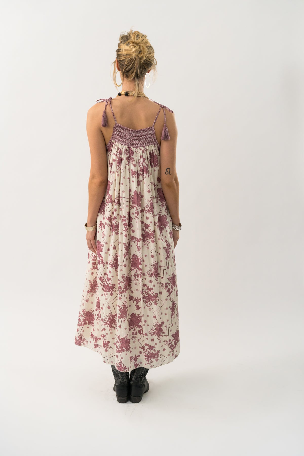 AngoLL Maxi Kjole - Blomsterprint