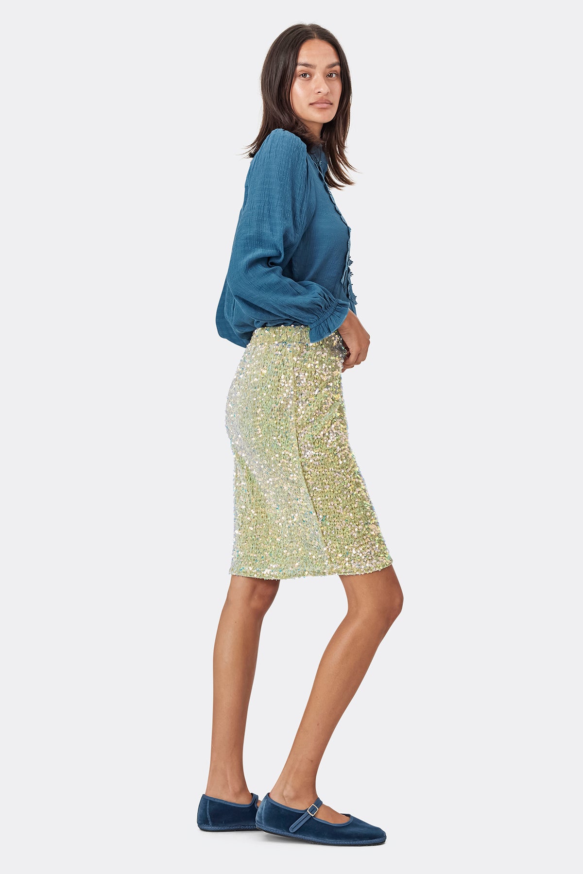 Lollys Laundry AnnaLL Short Skirt Skirt Lysegrøn