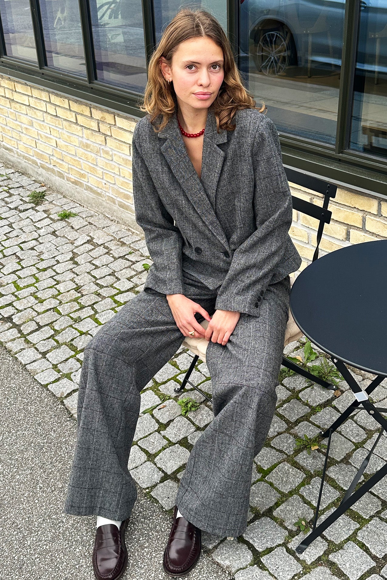 AntonellaLL Kort Blazer - Grey