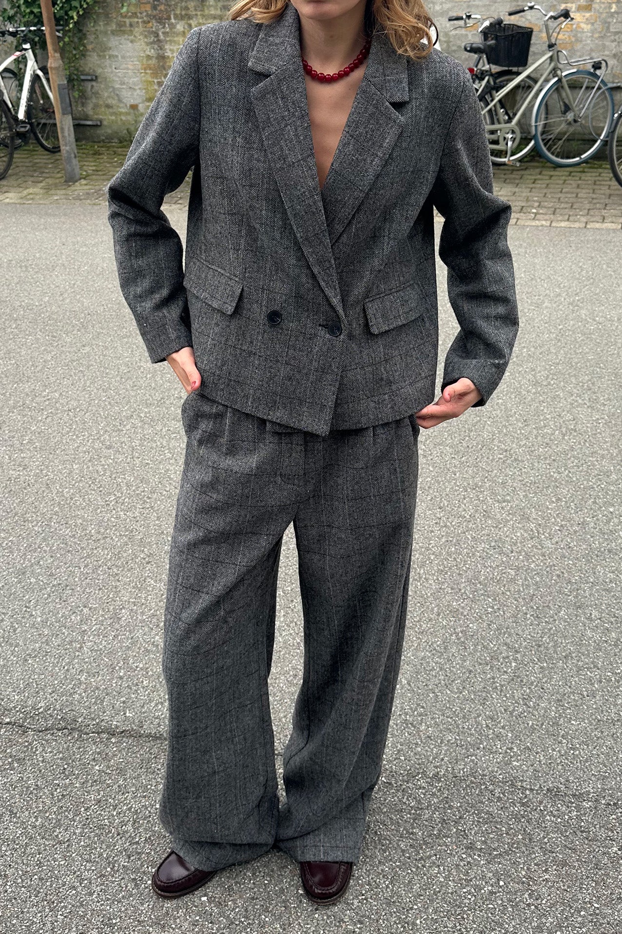 AntonellaLL Kort Blazer - Grey