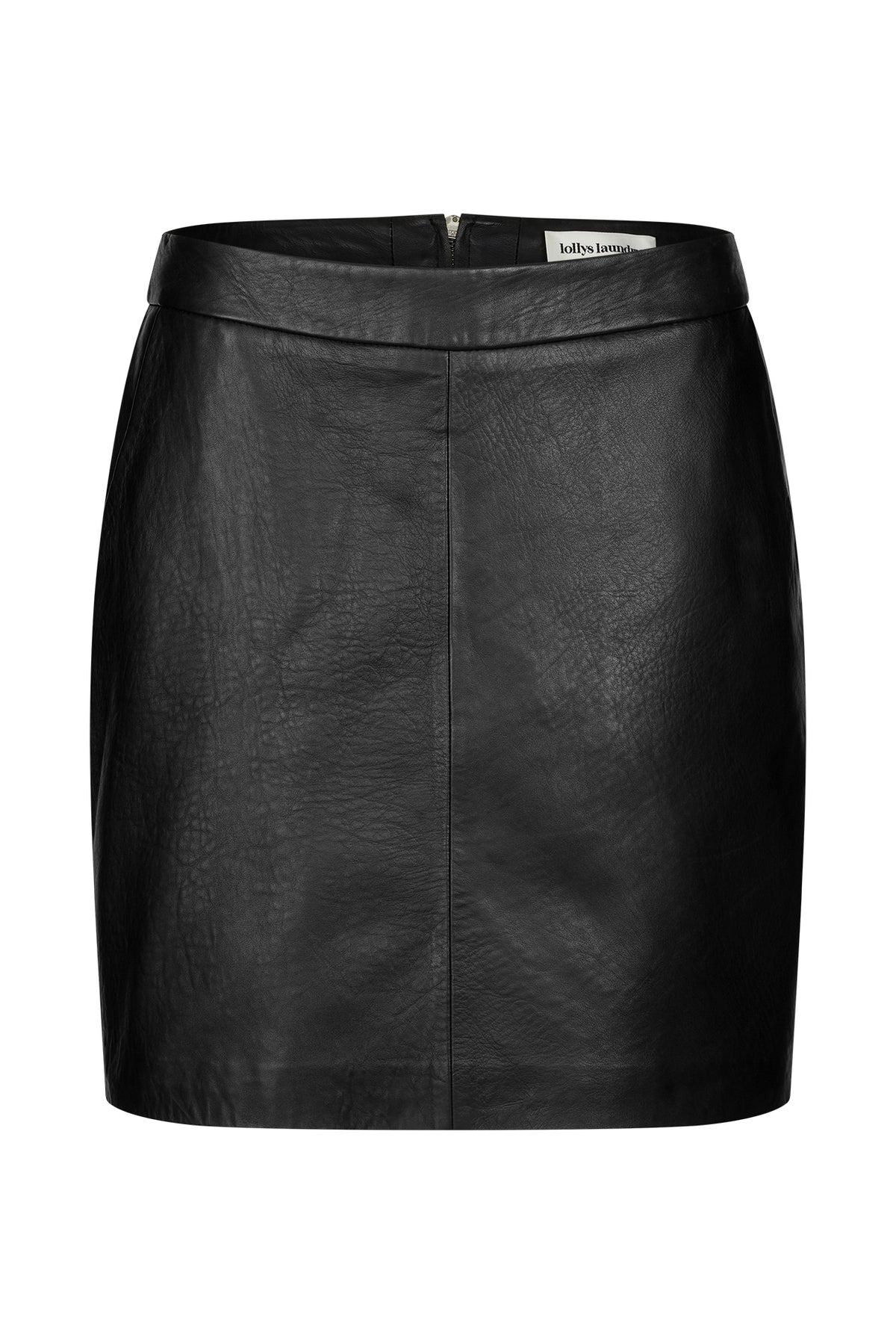 Lollys Laundry AquaLL Læder Nederdel Skirt Sort