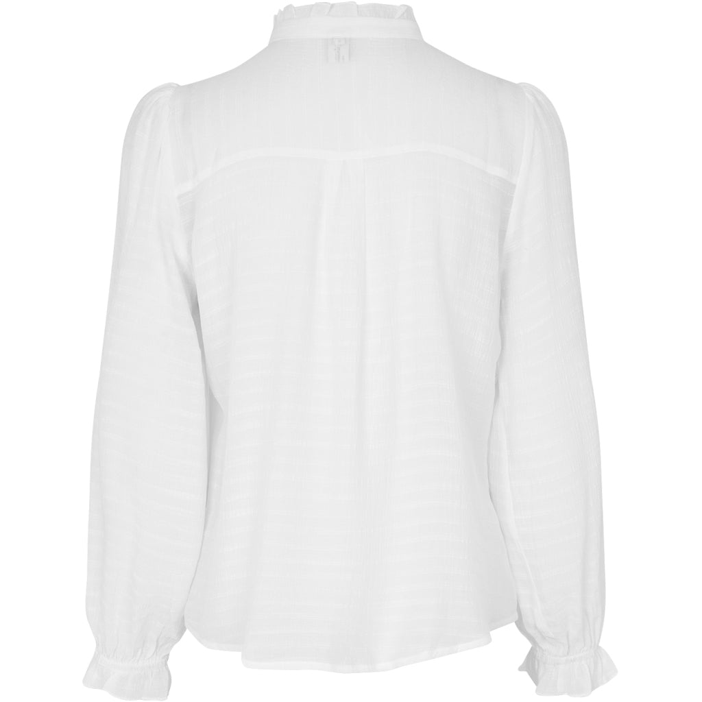 Lollys Laundry ArielLL Shirt LS Shirt Hvid