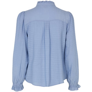 Lollys Laundry ArielLL Shirt LS Shirt Lyseblå