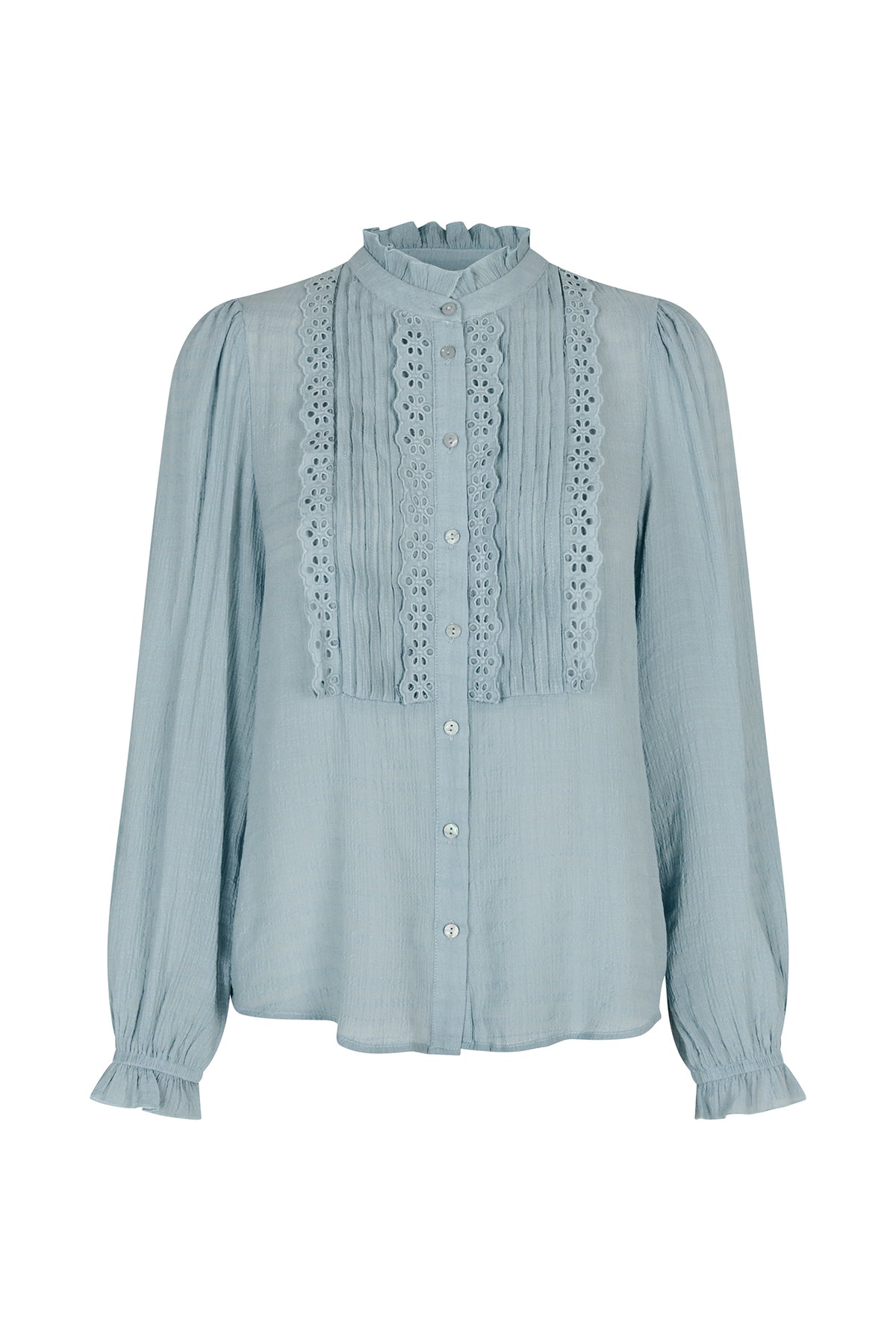 Lollys Laundry ArielLL Skjorte Shirt Dæmpet blå