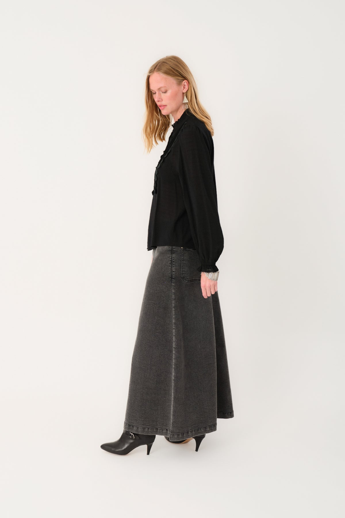 Lollys Laundry ArielLL Skjorte Shirt Sort