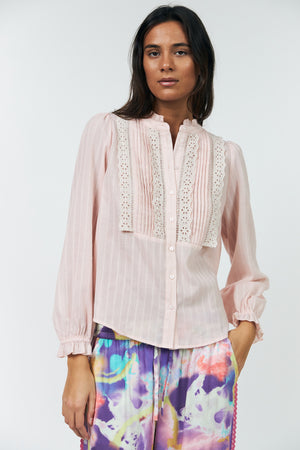 Lollys Laundry ArielLL Skjorte Shirt Lyserød