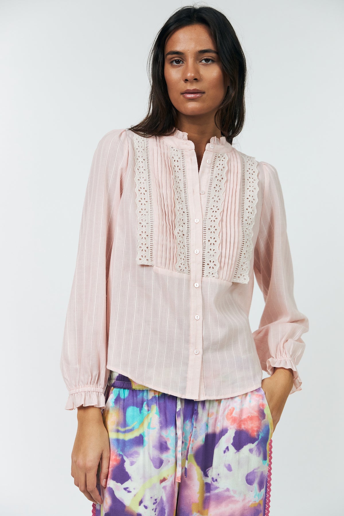 Lollys Laundry ArielLL Skjorte Shirt Lyserød